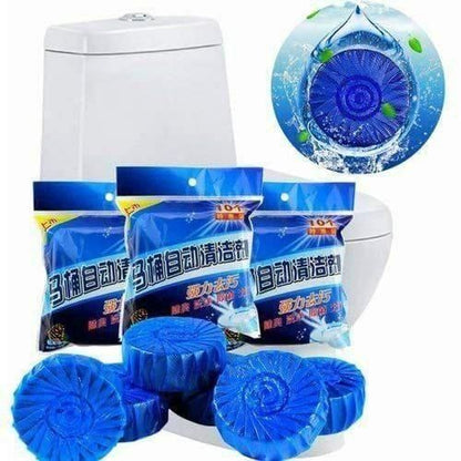 Blue Bubble™ Automatic Toilet & Bathroom Cleaner Tablets | Self-Cleaning Flush | Pack of 10/20/30