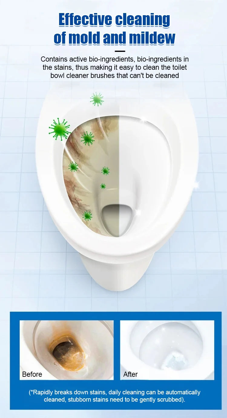 Blue Bubble™ Automatic Toilet & Bathroom Cleaner Tablets | Self-Cleaning Flush | Pack of 10/20/30